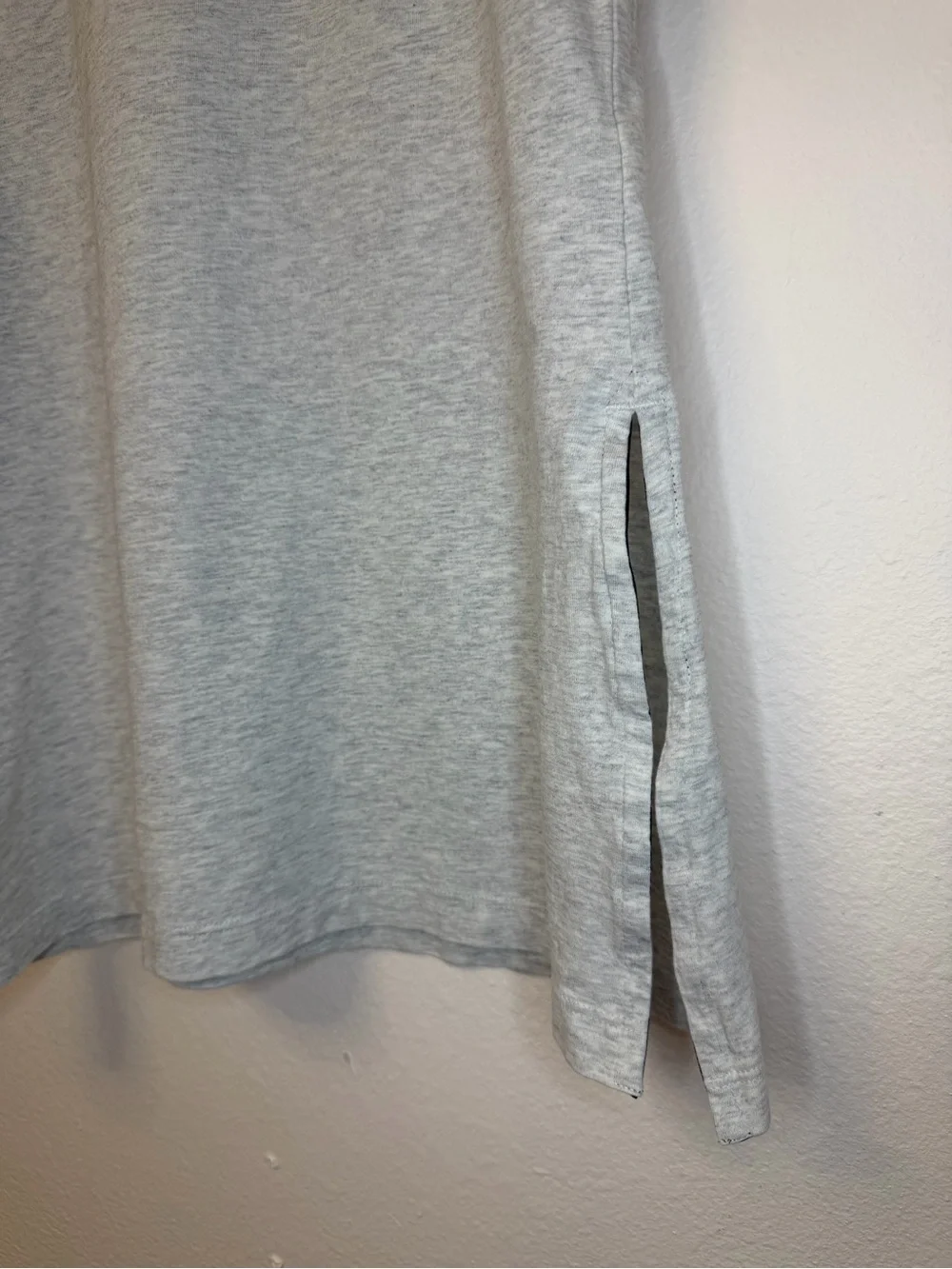 Nike Heather Gray and Black International Logo Tank
